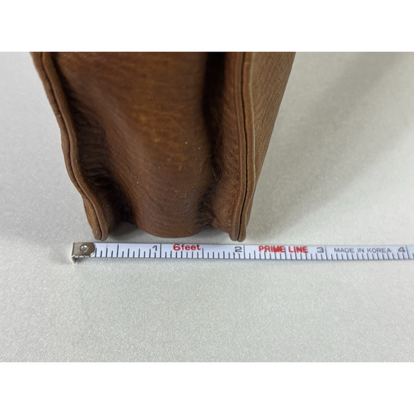 Fossil 75082 Crossbody Messenger Bag Envelope Camel Boho Leather Travel Cargo - Picture 8 of 16